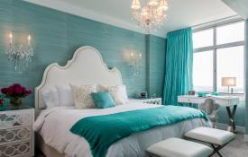 Дизайн бирюзовой спальни 3 на 4 метра: изысканный и стильный интерьер